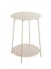 HAKU Bijzettafel rond kasjmiergrijs metaal ronde sofatafel klein - Maat: H 60 cm x Ø 45 cm, Stijl: Modern