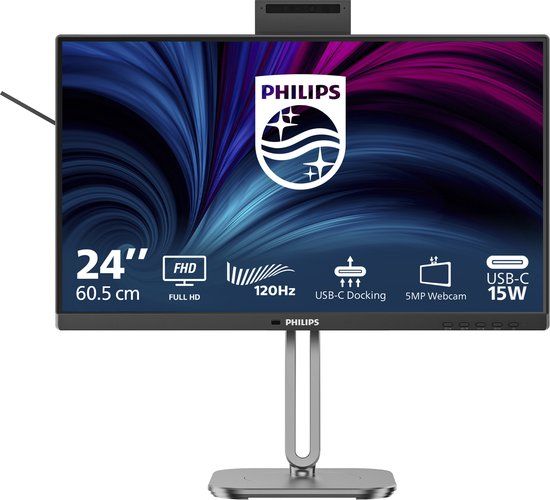 Philips 24B2U4301H/00 computer monitor 60,5 cm (23.8") Full HD LCD Grijs