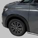 RGM Set spatbordverbreders compatibel met Volkswagen T7 Multivan 2021- Korte wielbasis - Glanzend zwart (met Park Assist)