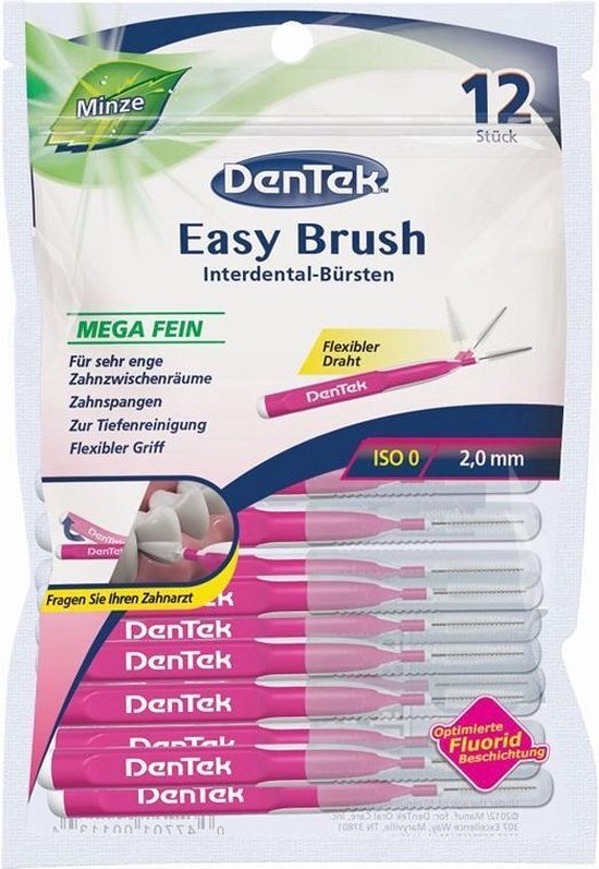 Dentek Easy Brush interdentale rager maat 0 12st