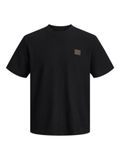 JACK & JONES Jjdaytona Tee SS Crew Neck Heren T-shirt, Zwart
