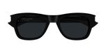 Saint Laurent SL 877 Lunettes de Soleil Homme Noir Carrées Gris 51mm