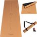 Divasya Bol Premium Yogamat Cork: Natuurlijk, Antislip & Duurzaam | 183x66cm