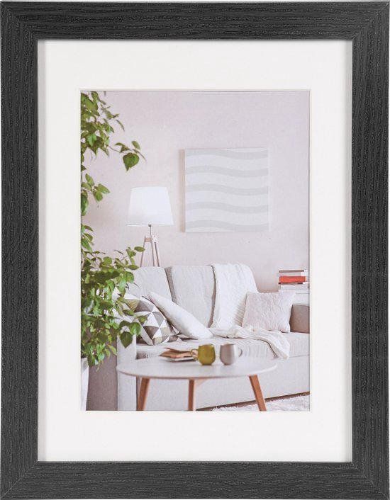 Henzo Modern Fotolijst - 18x24 cm - Zwart - Hout - Rechthoek
