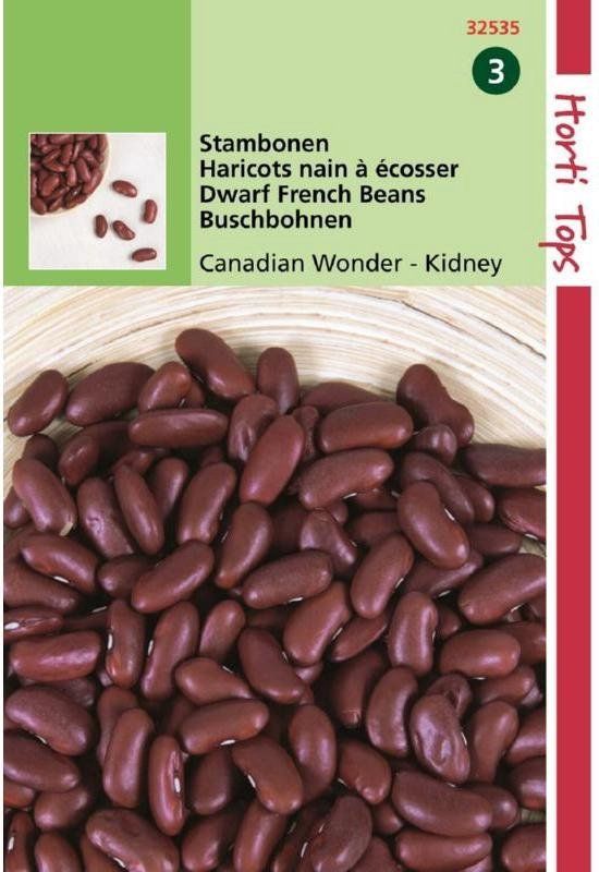Hortitops Zaden - Stam- of struikbonen Canadian Wonder (Kidney) 15 gram