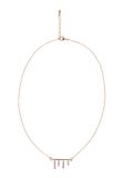 Faina Ketting Rose Goud Roze 45 cm