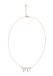Faina Ketting Rose Goud Roze 45 cm