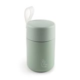 Lacor - 62635 - thermosfles voor levensmiddelen, flora, thermosfles, roestvrij staal, dubbelwandig, BPA-vrij, 8,5 cm, 360 ml, blauw