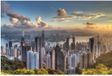 Northix HONG KONG VICTORIA PEAK Affiche Papier Multicolore 91,5x61 cm
