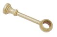 Gardinia Steun, gesloten, voor Ø28 mm, hout, 17 cm