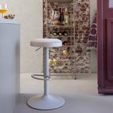 WOOOD Mevo Barstoel Chenille Zand 82x42x42 cm