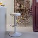WOOOD Mevo Barstoel Chenille Zand 82x42x42 cm