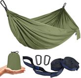 Merkloos Hamac outdoor - nylon léger - Vert - 2 personnes - 270x140 cm