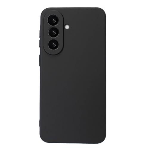 JT Berlin BackCase Pankow Zachte siliconen hoes compatibel met Samsung Galaxy A37 5G (flexibele TPU-hoes, compatibel met draadloos opladen, versterkte hoeken), zwart