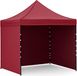 Aga Knip-en-plak tent PARTY, 3x3 meter, wijnrood