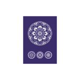 Rayher 45094000 Art Of Mandala sjabloon, A5, incl. rakel
