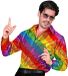 Widmann SRL Paillettenshirt heren regenboog XXL
