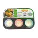 Guardini Gardenia Muffinvorm voor 6 muffins + 30 papiervormen, staal met antiaanbaklaag, zwart