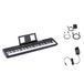 Amazon Basics Draagbare digitale piano, met 88 semi-gewogen toetsen, sustain-pedaal, 2 speakers, 140 geluiden, 200 ritmes, 16 demosongs, metronoom, leermodus, zwart
