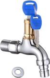 Merkloos Lockable kraan met vergrendelknop - Zilver, Goud, Blauw
