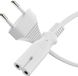 SONERO Netsnoer X-ESG-C7G-050W, Eurostekker, recht, wit, 5m