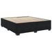 vidaXL Cadre de lit Noir 200x200 cm Velours