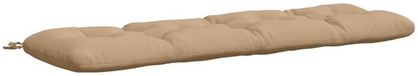 vidaXL Bankkussen VIANEN 100% Polyester Zand 150 x 40 x 12 cm