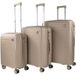 Luggage Modern Luggage Set, Cream, 360-Degree Wheels, V-Set Included