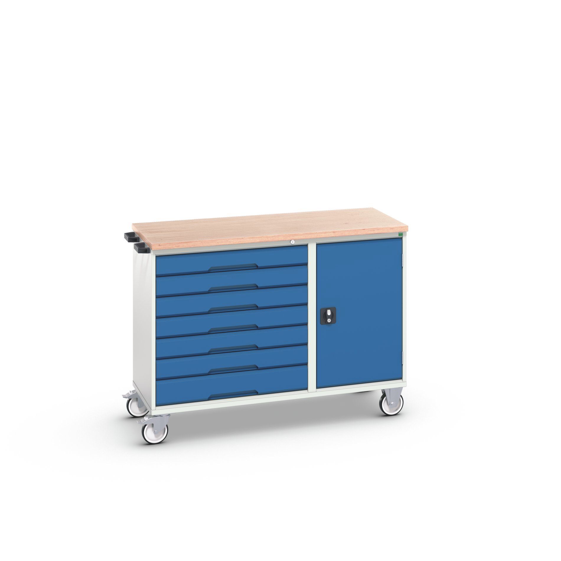 Bott Verso Montagewagen | 7 Lades | 1 Deur | Multiplex Blad | RAL 5010