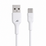 other Icecat USB-A naar USB-C kabel 1m 3A | USB 2.0 PVC oplaad- en datakabel, witte kleur