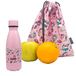 Nerthus FIH 1020 roestvrij stalen dubbelwandige fles set rugzak kinderen unicorns school