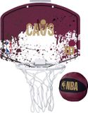 Wilson NBA Team Cleveland Cavaliers Mini Basketbalring Rood