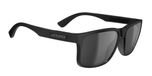 Salice Lunettes De Soleil Unisexe Noir Carrées Argent