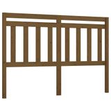 VidaXL Hoofdeind & Voeteind Bruin Grenenhout 166x4x100 cm
