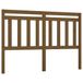 VidaXL Hoofdeind & Voeteind Bruin Grenenhout 166x4x100 cm