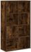vidaXL Boekenkast 60x24x101,5 cm bewerkt hout gerookt eikenkleurig
