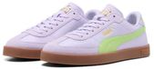 Puma Club II Era Lage Sneakers Mannen Light Lavender-Sunny Lime Leer Rubber 37.5