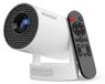 Projecteur mini - Portable - Support 4K - Haut-parleur 5 W - Pivotant 180° - Android