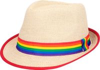 Boland Hoed Pride Multi - 58 cm - Volwassenen - Unisex - Strohoed