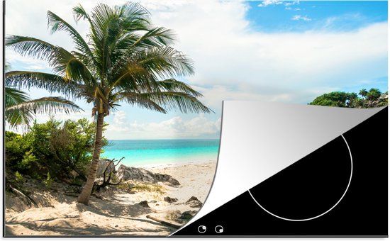 KitchenYeah® Inductie beschermer 77x51 cm - Playa del Carmen - Inductie kookplaat accessoire