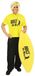 Merkloos Opblaasbare surfplank volwassenen - 46 x 115 cm - Geel - Bodyboard