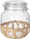 HOME DECO FACTORY Weckpot met deksel 1 liter Glas Transparant