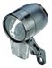 Prophete Led-koplamp, 100 lux, aluminium, parkeerlicht en automatische sensor, afneembare reflector, voor fiets en e-bike, zwart, incl. flexibele houder