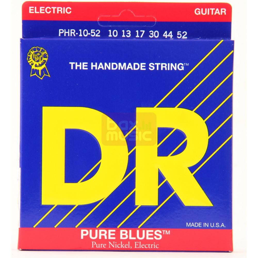 DR Strings PHR-10-52 Pure Blues Big & Heavy snarenset el. gitaar