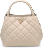 GUESS schoudertas Juliet Mini Satchel Bone crème