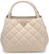 GUESS schoudertas Juliet Mini Satchel Bone crème