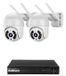 RobiCam Ensemble de 2 caméras, iCSee, Ultra HD 4MP, angle de vision 360°, vision nocturne couleur, notifications, audio bidirectionnel, enregistreur NVR