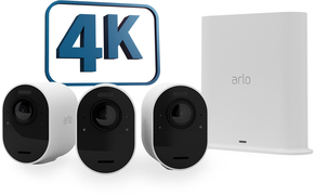 Arlo Arlo Ultra 2 Beveiligingscamera voor buiten, 3 cam-kit wit