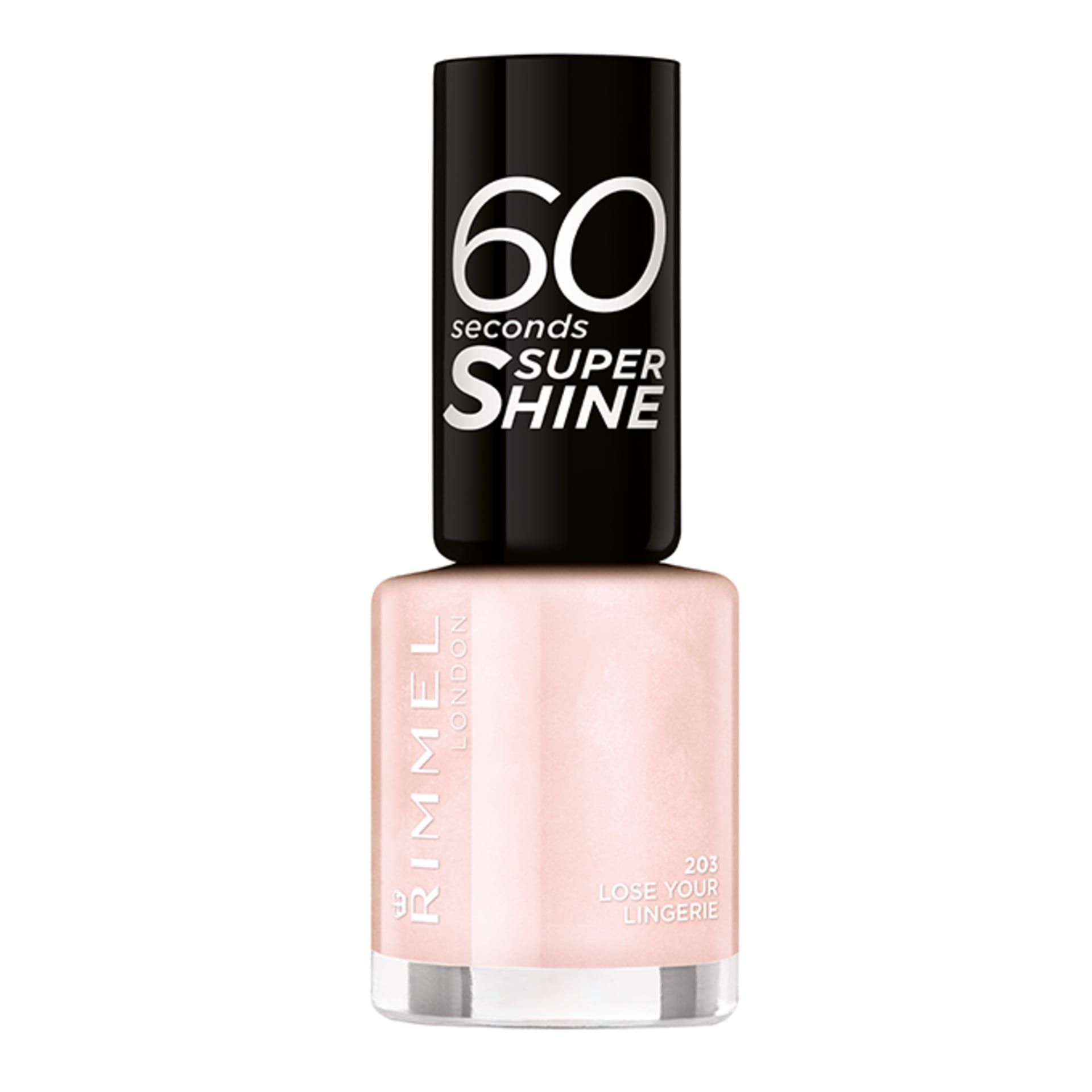 Rimmel London 60 Seconds Super Shine Nail Polish - 203 Lose Your Lingerie