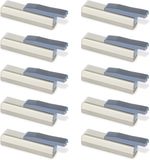 Emuca amortisseur d'aspiration pour portes abattantes argent doux